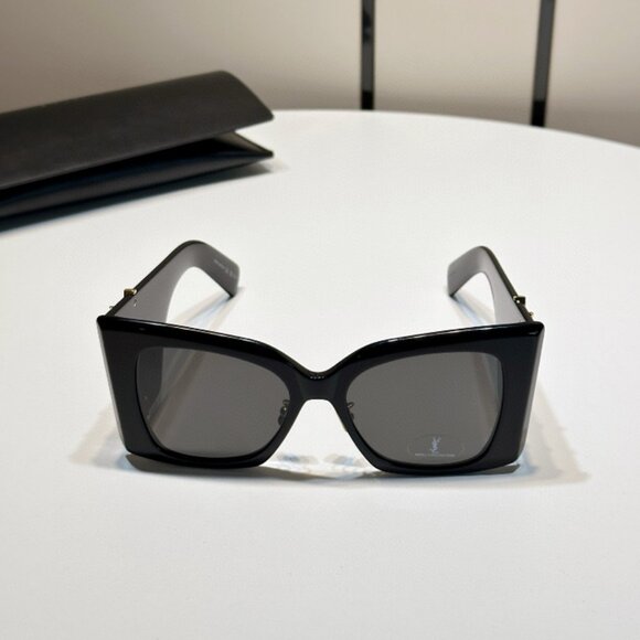 NEW SAINT LAURENT BLAZE SLM119 003 OVERSIZED SUNGLASSES SAINT LAURENT SL M119 - Picture 2 of 15